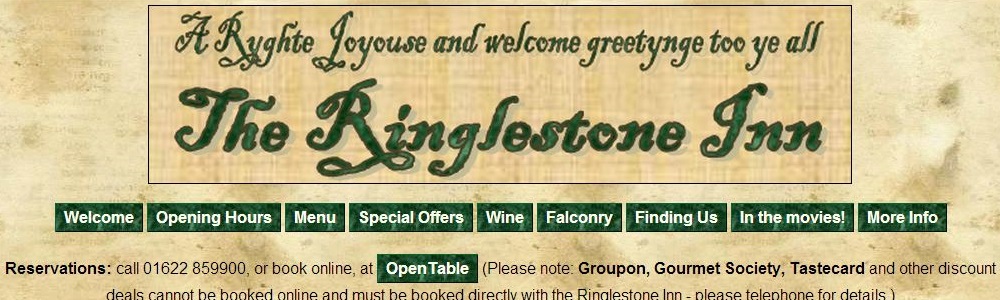 The Ringlestone Inn - a country pub near Harrietsham in Kent